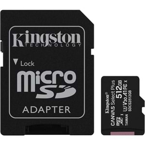 Kingston SDCS2 512GB Micro SD Class 10 Hafıza Kartı (SDCS2/512GB)