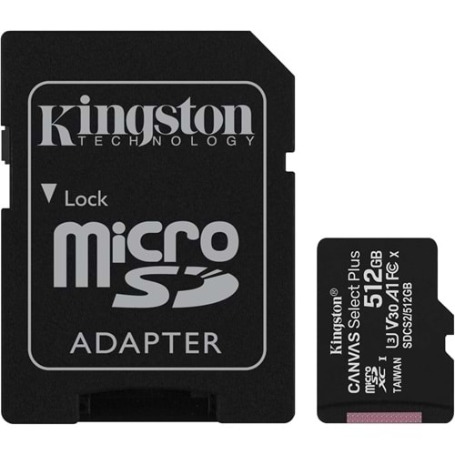 Kingston SDCS2 512GB Micro SD Class 10 Hafıza Kartı (SDCS2/512GB)