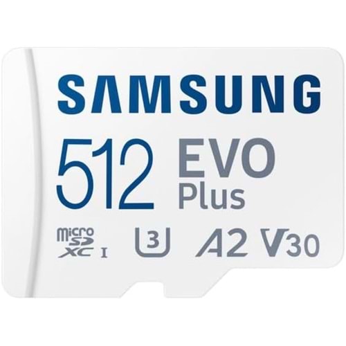 Samsung 512GB EVO Plus microSD Hafıza Kartı (MB-MC512SA/TR)