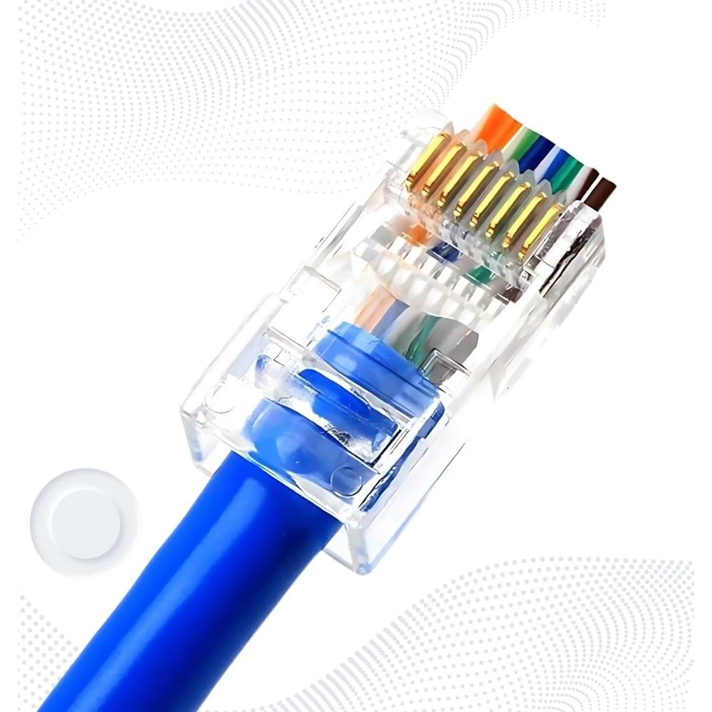 Yeni Nesil RJ45 Açık Uç Jack 100 Adet
