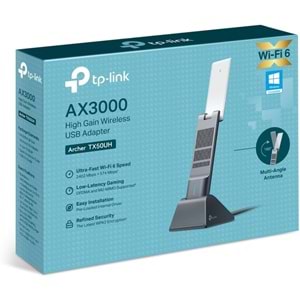 Tp-Link Archer TX50UH AX3000 High Gain Dual Band Wi-Fi USB Adaptör