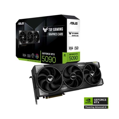 Asus TUF-RTX5090-32G-GAMING 32GB 512Bit GDDR7 DP/HDMI PCI 5.0 Ekran Kartı