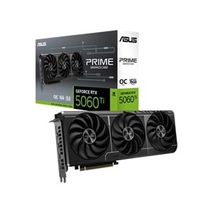 Asus PRIME-RTX5060TI-O16G 16GB 128Bit GDDR7 DP/HDMI PCI 5.0 Ekran Kartı