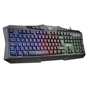 Rampage KM-404 ARGENTI Q Rainbow USB Gaming Combo Klavye+Kulaklık+Mouse+Mousepad