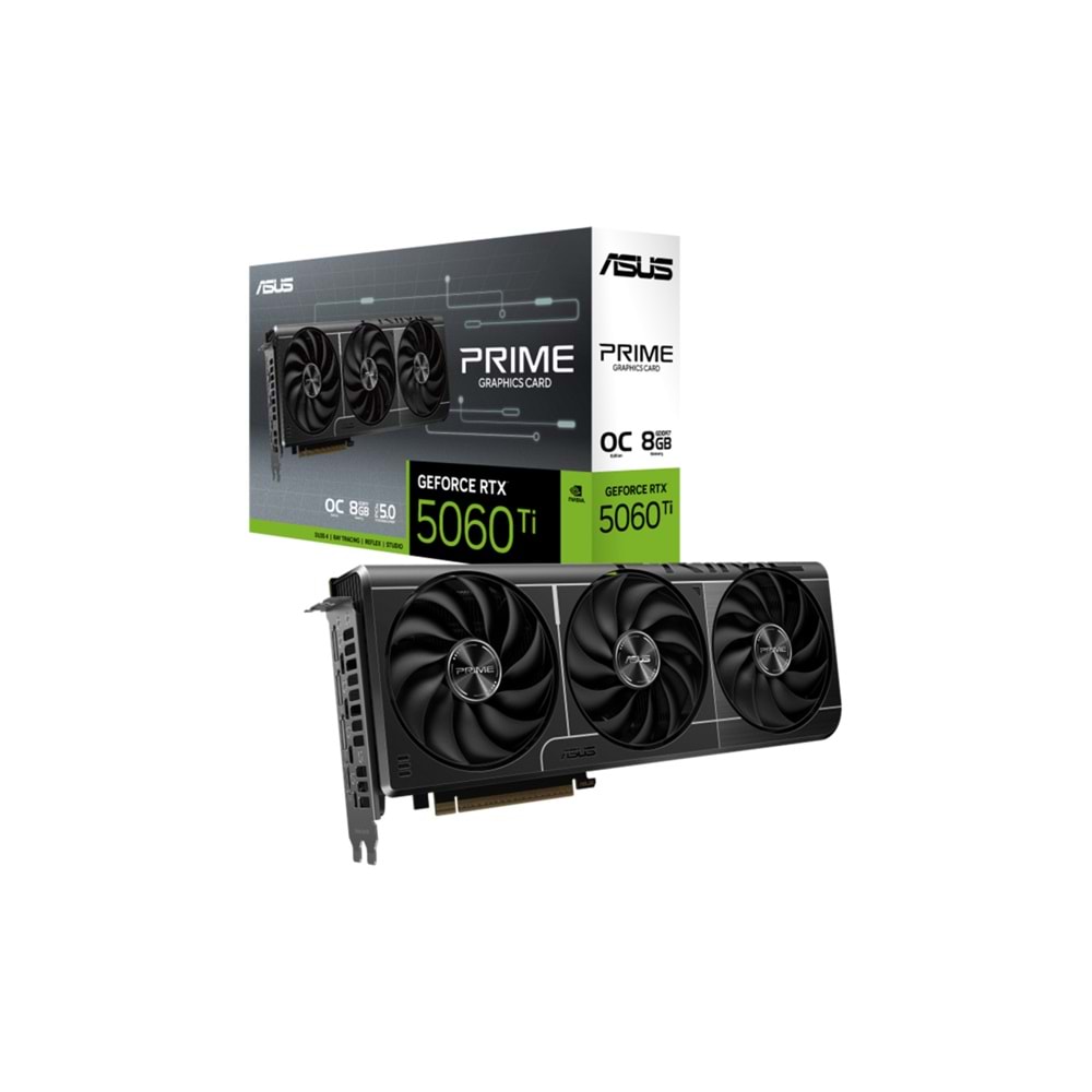 Asus PRIME-RTX5060-O8G 8GB 128Bit GDDR7 DP/HDMI PCI 5.0 Ekran Kartı