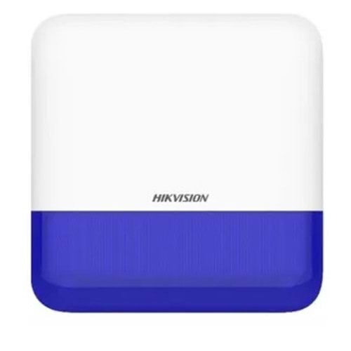 Hikvision DS-PS1-E-WE Kablosuz Dış Ortam Siren Mavi