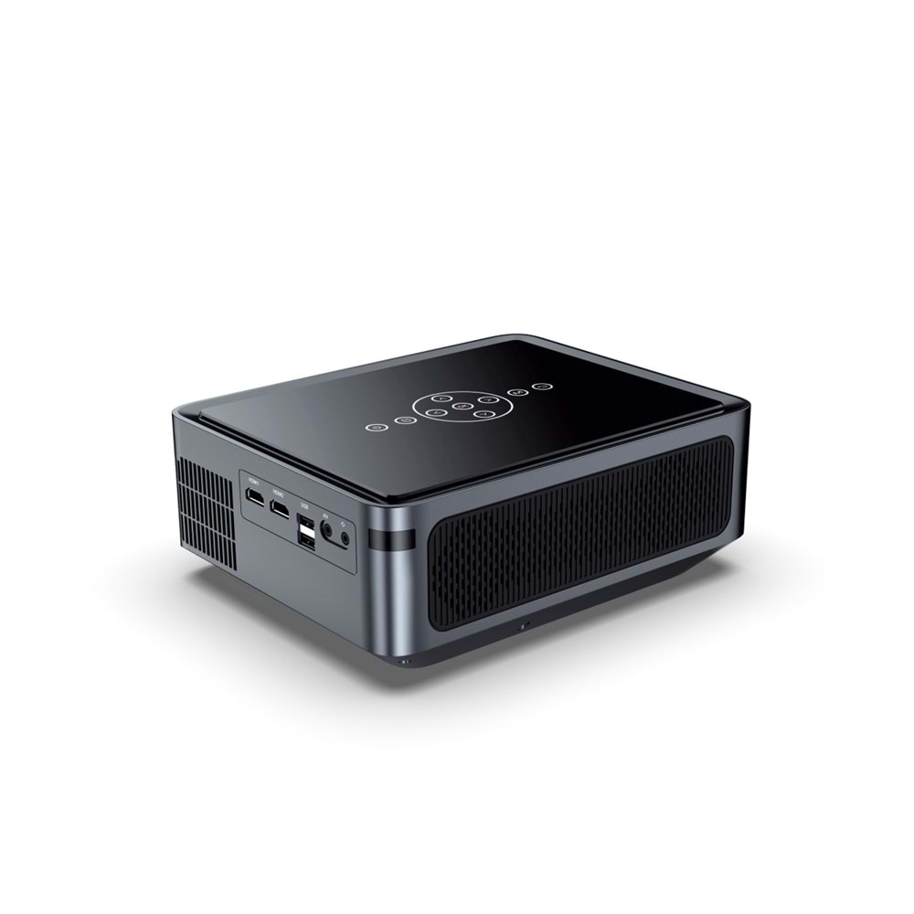 Xnano X1 Pro 4K(1080p) LED 400ANSI Wi-Fi,Bluetooth Android Projeksiyon (Siyah)