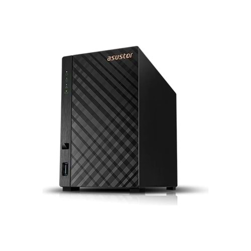 Asustor AS1102TL NAS (RTD1619B İşlemci, 1GB RAM, 2 HDD Yuvalı, 1 GbE, USB 3.2)