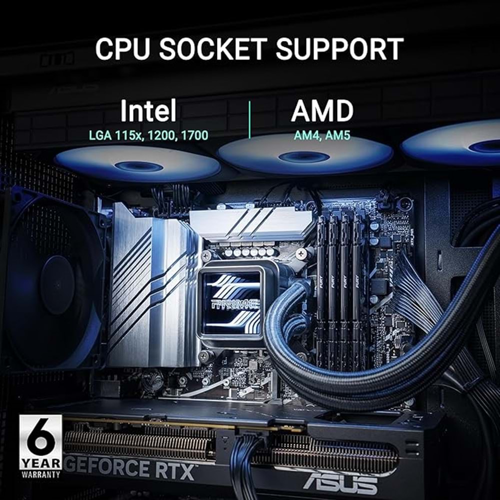 Asus PRIME LC 360 ARGB AURA SYNC 120MM CPU Sıvı Soğutucu