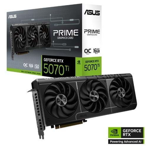 Asus GEFORCE PRIME-RTX5070TI-O16G 16GB GDDR7 256BIT 1XHDMI 3XDP Ekran Kartı