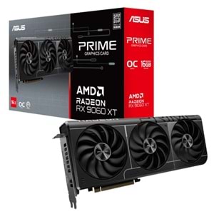 Asus GEFORCE PRIME-RX9060XT-O16G 16GB GDDR6 128BIT 1XHDMI 2XDP Ekran Kartı