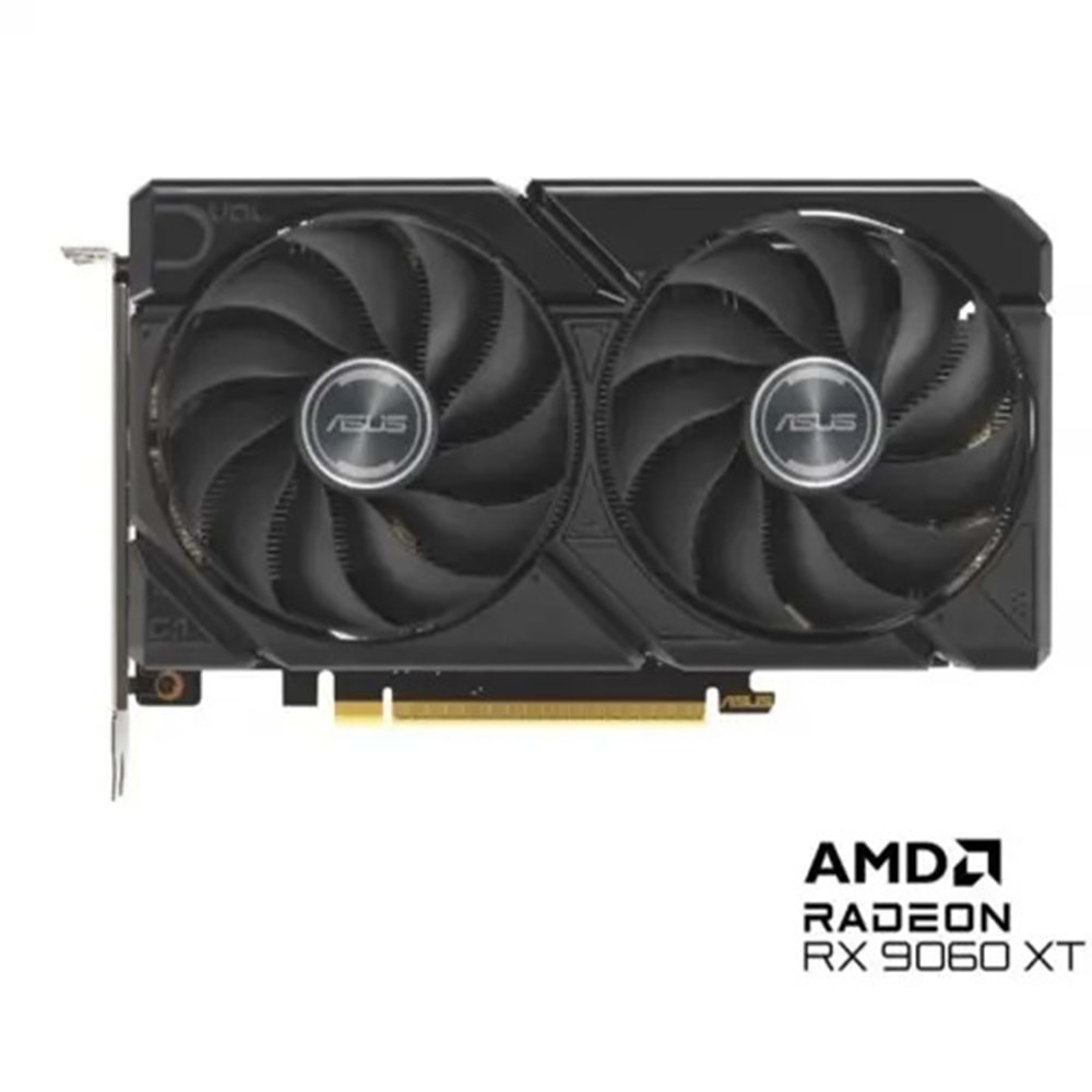 Asus GEFORCE DUAL-RX9060XT-8G 8GB GDDR6 128BIT 1XHDMI 2XDP Ekran Kartı