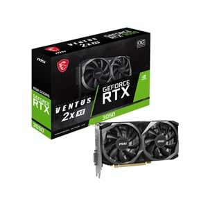 MSI GEFORCE RTX3050 VENTUS 2X XS WHITE 8G OC 8GB GDDR6 128BIT 1XHDMI 1XDP 1XDVI Ekran Kartı