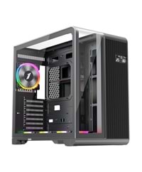 1st Player RT7 Siyah DIGITAL 850W 80+ Gold Full Modüler 4X12CM ARGB 3 Taraflı Temperli Cam USB 3.0 - TYPE C ATX Kasa