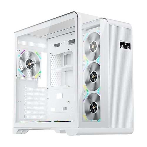 1st Player RT7 Beyaz DIGITAL 850W 80+ Gold Full Modüler 4X12CM ARGB 3 Taraflı Temperli Cam USB 3.0 - TYPE C ATX Kasa