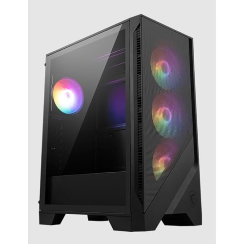 MSI MAG FORGE 121A B75 PCIE5 TEMPERLİ CAM 4 X120MM AUTO RGB FAN 750W BRONZ ATX Gaming Bilgisayar Kasası