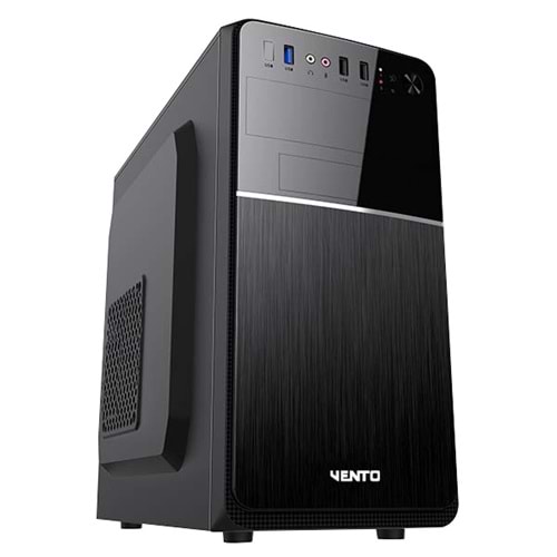 Vento CIO TML-117 MICRO ATX 2xUSB3.0 Siyah Kasa 300W