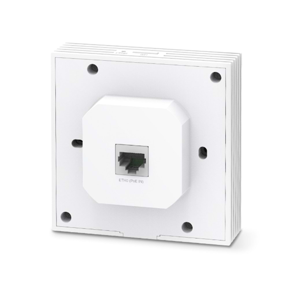 TP-Link Omada EAP650-WALL AX3000 Dual Band WIFI6 2XGBIT RJ45 Port 574MBPS/2.4GHZ/2402MBPS/5GHZ Access Point (Adaptörsüz)