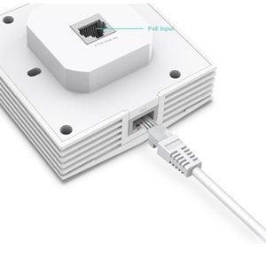 TP-Link Omada EAP650-WALL AX3000 Dual Band WIFI6 2XGBIT RJ45 Port 574MBPS/2.4GHZ/2402MBPS/5GHZ Access Point (Adaptörsüz)