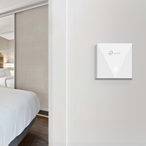 TP-Link Omada EAP650-WALL AX3000 Dual Band WIFI6 2XGBIT RJ45 Port 574MBPS/2.4GHZ/2402MBPS/5GHZ Access Point (Adaptörsüz)