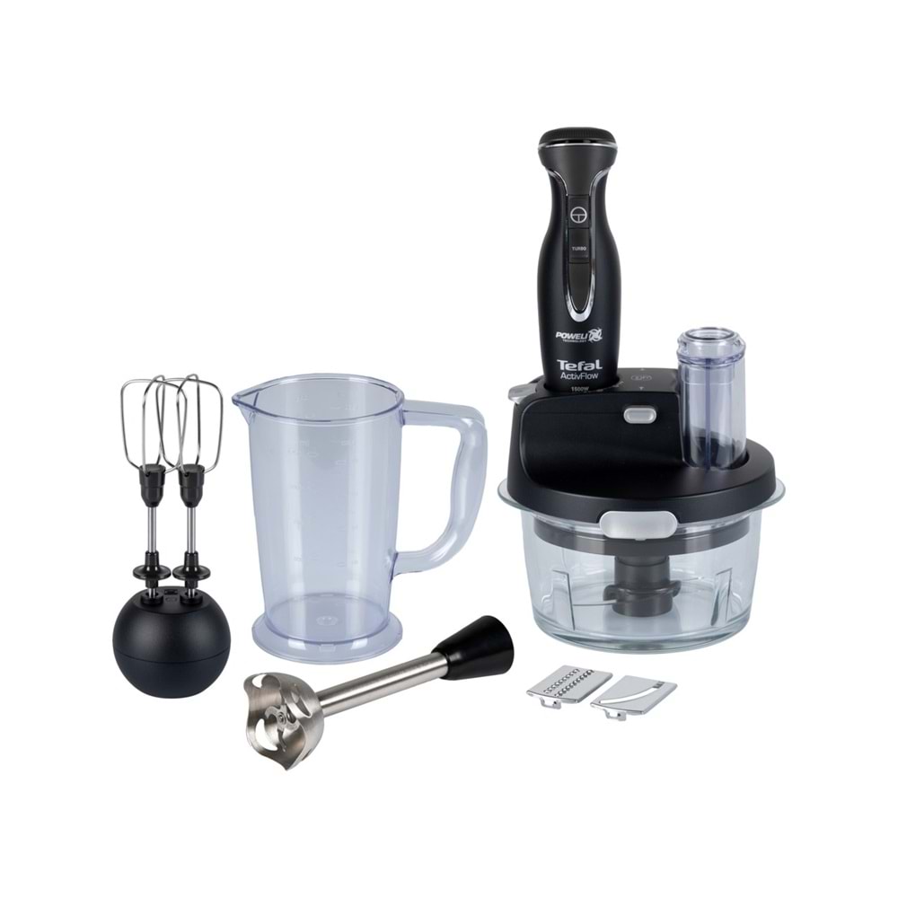 Tefal Powelix Activflow Expert 1500W Siyah Blender Seti