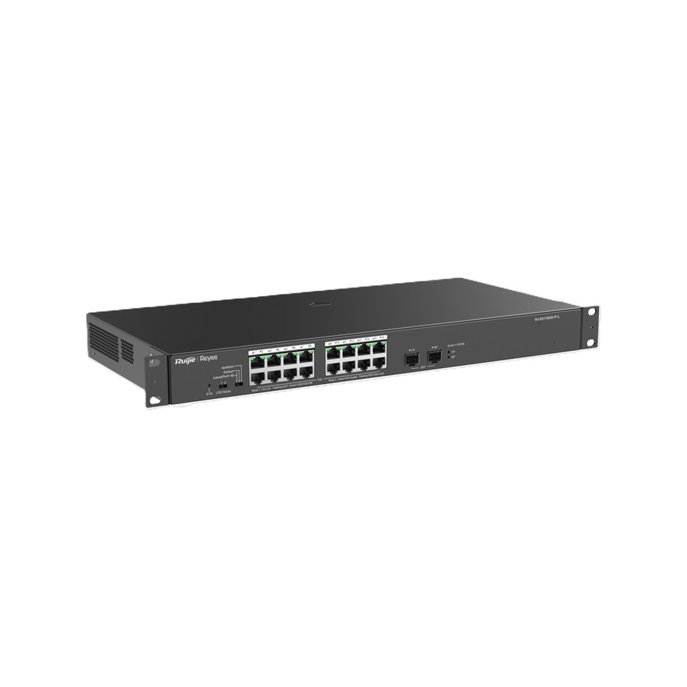 Ruijie Reyee RG-ES118GS-P-L 18 Port Gigabit PoE Switch 247W (16xPoE + 2xUplink)