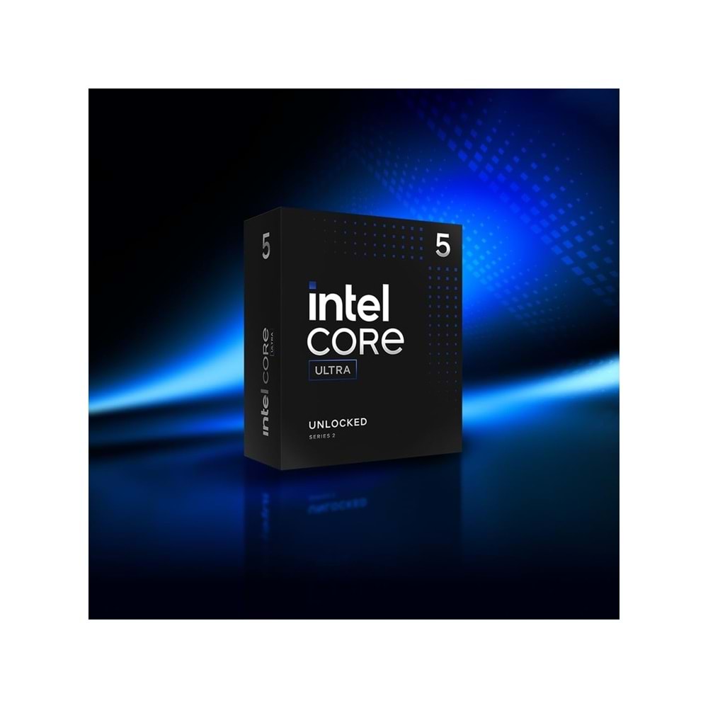 Intel Core Ultra 5 225F 3.3GHz 10 Çekirdek 20MB L3 1851P BOX İşlemci