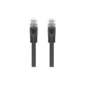 UNITEK CAT6 Patch Kablo 15 Metre Flat 1Gbps – Siyah – C1814GBK
