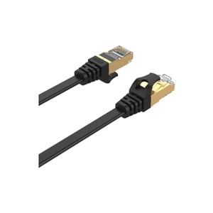 UNITEK CAT7 Patch Kablo 10 Metre Flat 10Gbps – C1897BK-10M