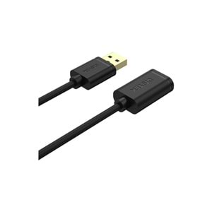 UNITEK USB 3.0 (M) to USB 3.0 (F) Uzatma Kablosu 1.5 Metre – 5Gbps – Y-C459GBK