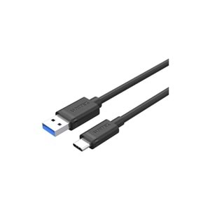 UNITEK USB 3.0 Type-C to USB-A Şarj Kablosu 1.5 Metre – 5Gbps – C14103BK-1.5M