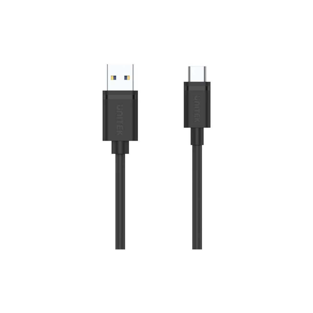 UNITEK USB 3.0 Type-C to USB-A Şarj Kablosu 1.5 Metre – 5Gbps – C14103BK-1.5M