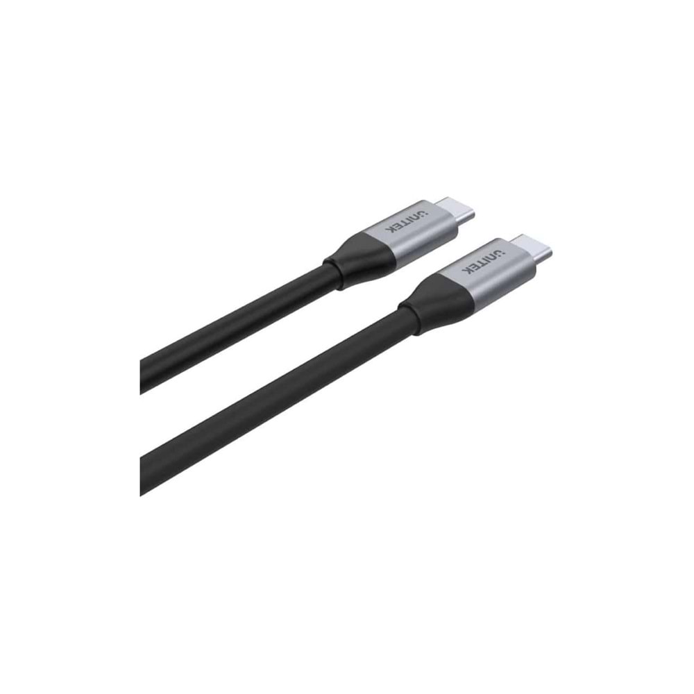 UNITEK USB-C 3.2 Kablosu 2 Metre – 100W PD, 5Gbps, 4K@60Hz – C14091ABK