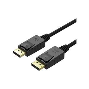 UNITEK DisplayPort 1.2 Kablosu 3 Metre – 4K@60Hz – Y-C609BK