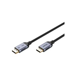 UNITEK DisplayPort 2.1 Kablosu 1.5 Metre – 16K@60Hz, %100 Bakır – C1626GY01-1.5M