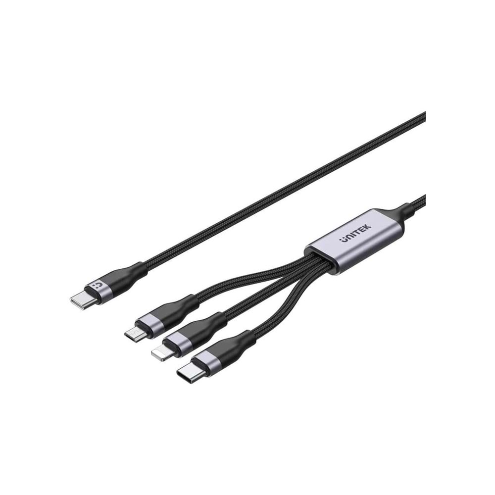 UNITEK Type-C 3in1 Hızlı Şarj Kablosu 1.5 Metre – 20W – C14101AGY01-1.5M