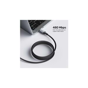 UNITEK Type-C Hızlı Şarj Kablosu 2 Metre – 240W – C14110GY-2M