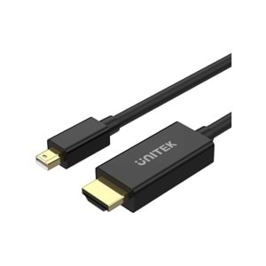 UNITEK Mini DisplayPort to HDMI Dönüştürücü – 2 Metre – 4K@30Hz – V1152A