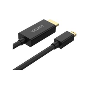 UNITEK Mini DisplayPort to HDMI Dönüştürücü – 2 Metre – 4K@30Hz – V1152A