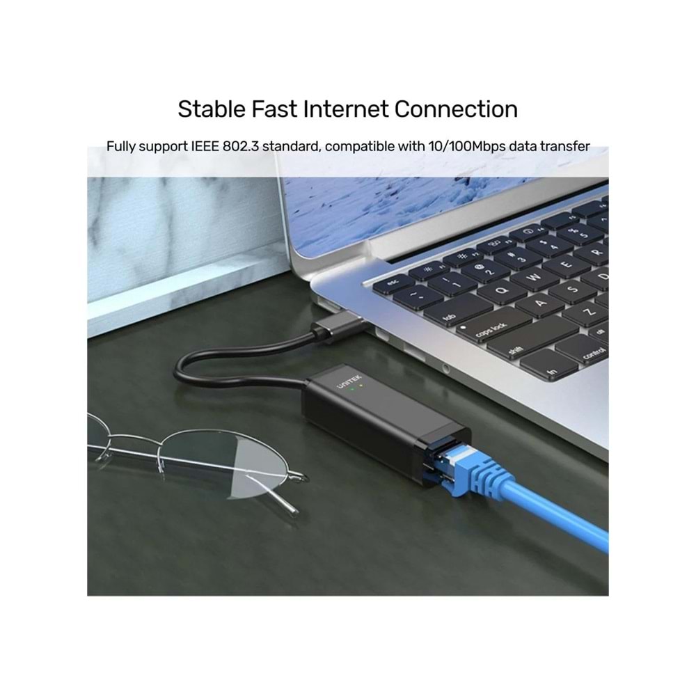 UNITEK USB to Megabit Ethernet Dönüştürücü – Y-1468