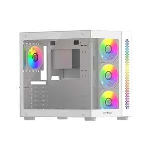 James Donkey Stark S800 4X ARGB Beyaz Gaming Kasa