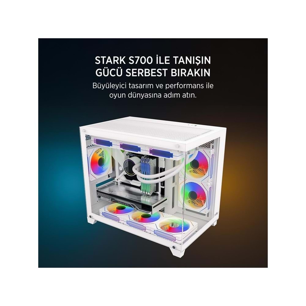 James Donkey Stark S700 Beyaz Gaming Kasa (NO PSU)