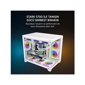 James Donkey Stark S700 Beyaz Gaming Kasa (NO PSU)