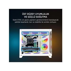 James Donkey Stark S700 Beyaz Gaming Kasa (NO PSU)