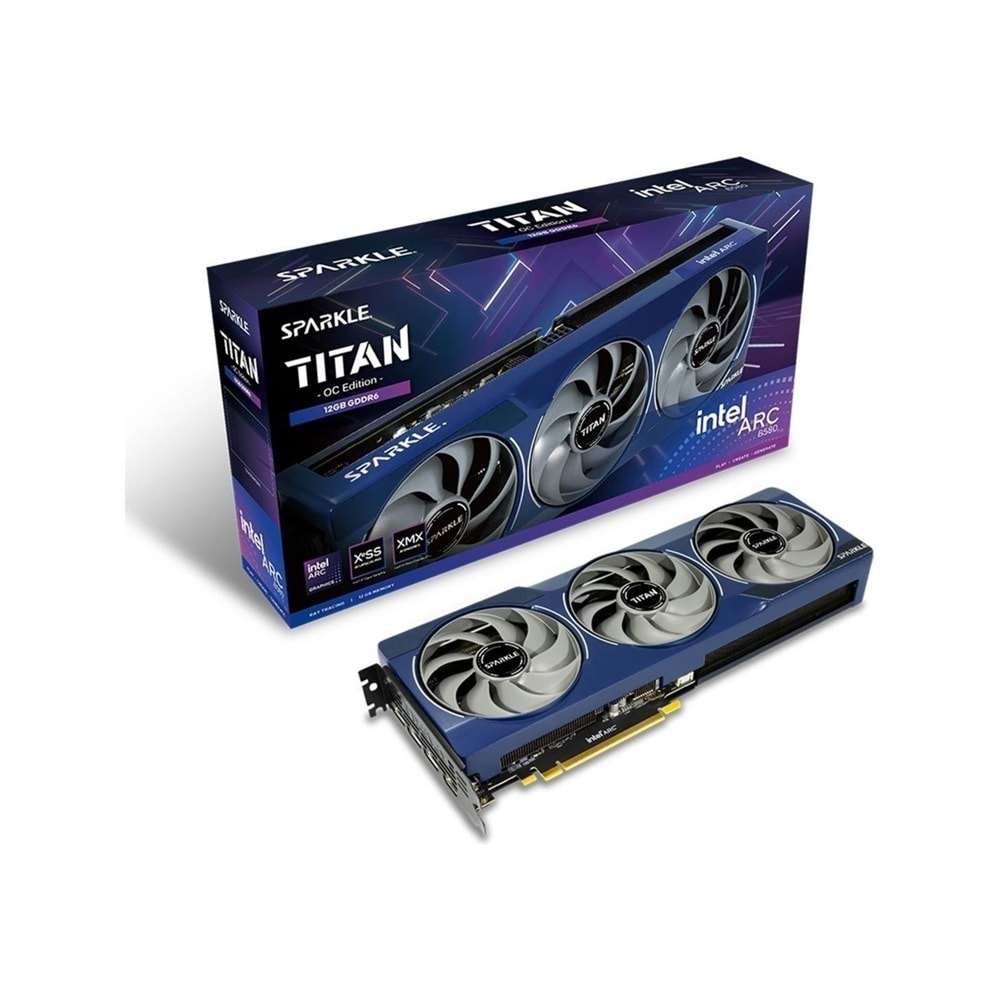 Sparkle Intel ARC B580 Titan OC 12GB Ekran Kartı