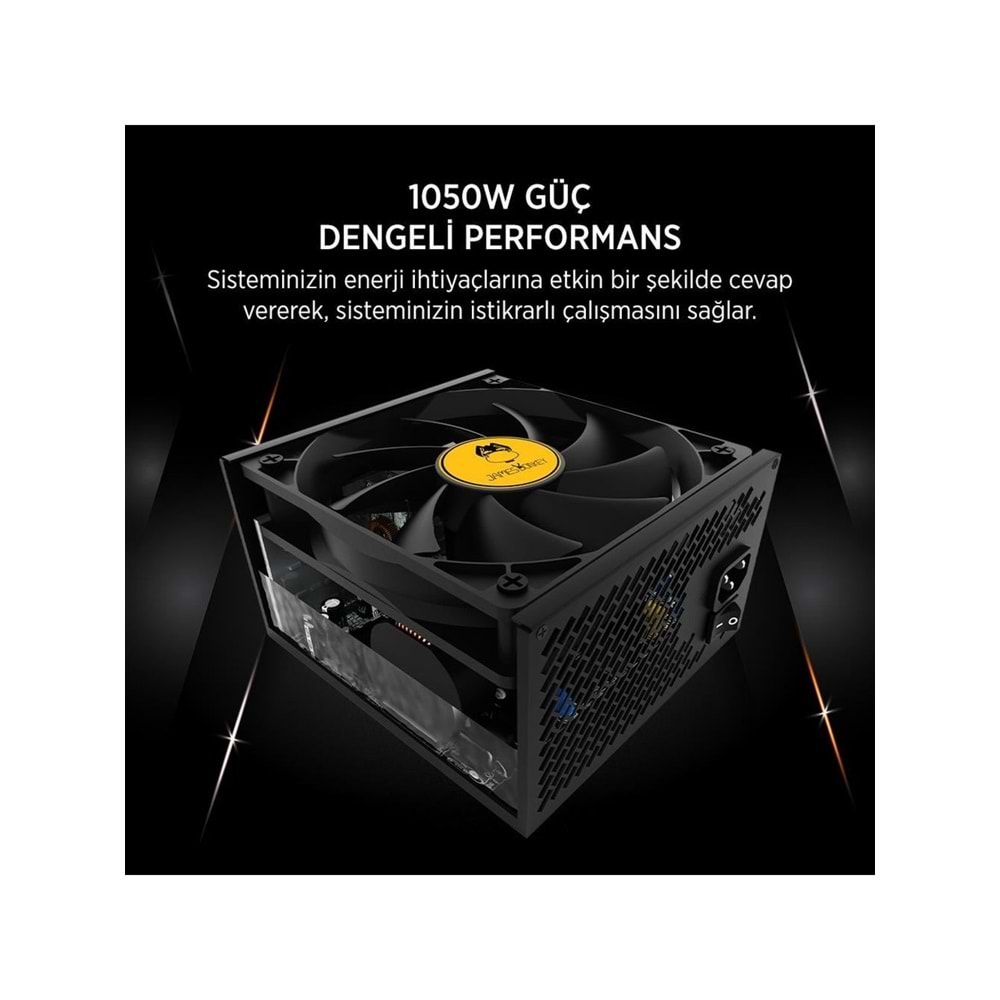James Donkey JDP1050 APFC 12CM 80+ Bronze 1050W PSU