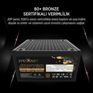 James Donkey JDP750 APFC 12CM 80+ Bronze 750W PSU