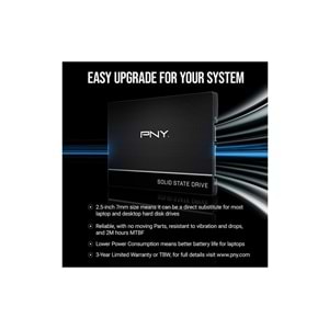 PNY CS900 500GB 535/500MB/s 2,5