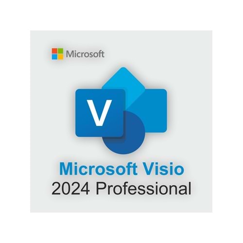 Microsoft Visio Standard 2024 – Şematik Çizim ve Diyagram Lisansı ESD (EP2-07167)