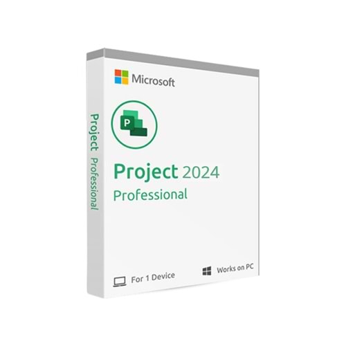 Microsoft Project Professional 2024 – Gantt Diyagramlı Proje Takibi ESD (EP2-07000)